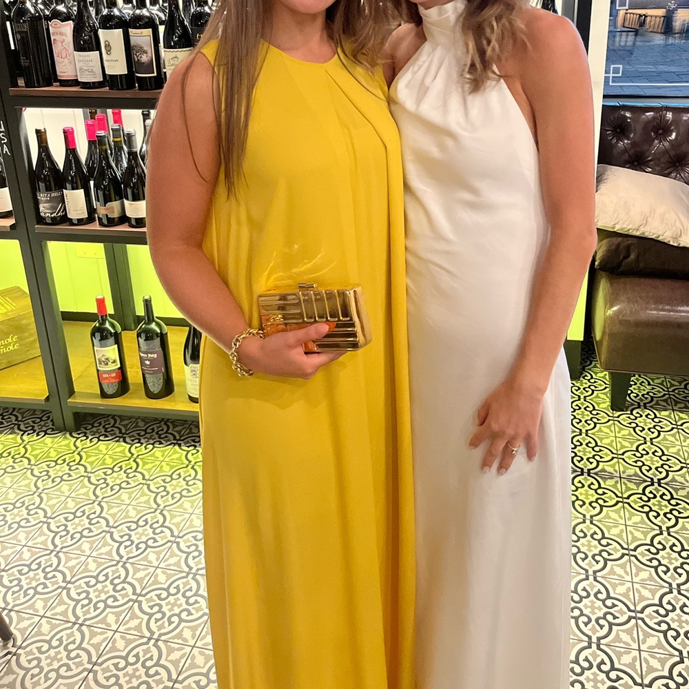 Mango Yellow Sleeveless Maxi Dress - Picture 9 of 9